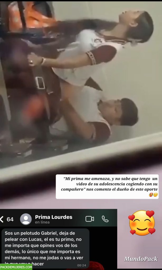 La prima le amenaza sin saber que tiene video cogiendo de prepa. 1