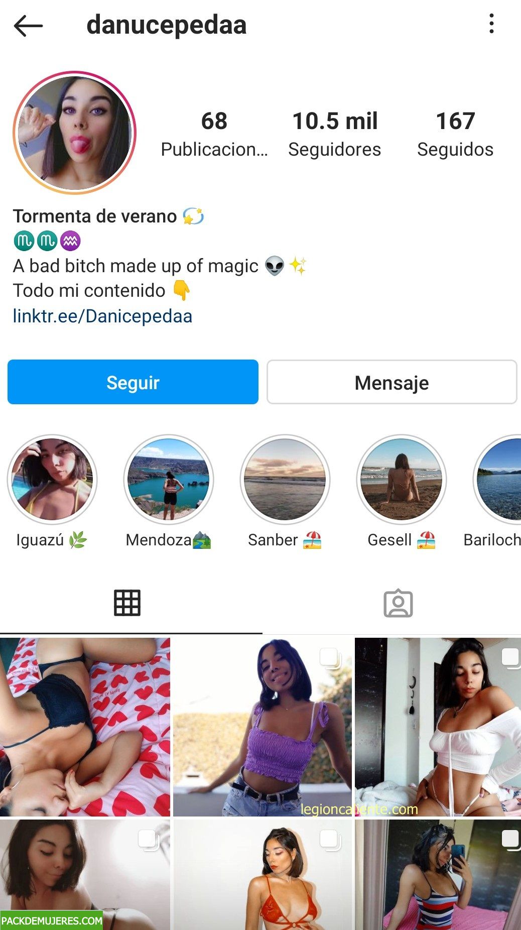 Culona de instagram se vuelve viral con su pack 3