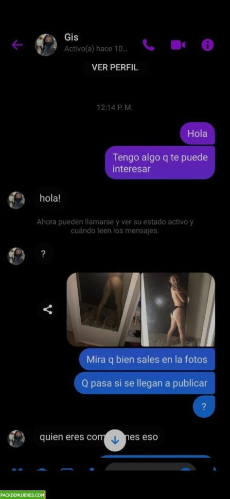 Le saca pack y videos por chats. 1