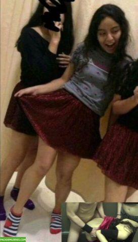 Estas putitas cogen con su profesor en el elevador. Video+ 1